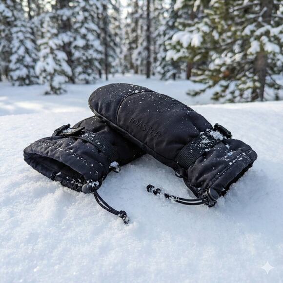 Swany Toaster Mittens Black L Size Convertible Ski Snowboard Mitts Men’s/Unisex - Picture 1 of 3